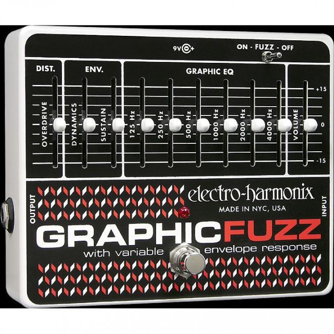 Педали эффектов Fuzz, Overdrive ELECTRO-HARMONIX Graphic Fuzz 09666